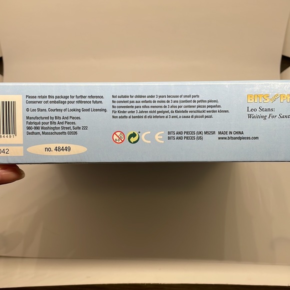 ~NEW~ Bits and Pieces 1000 Piece Puzzle "WAITING For SANTA PAWS" Dogs Christmas - Picture 3 of 4